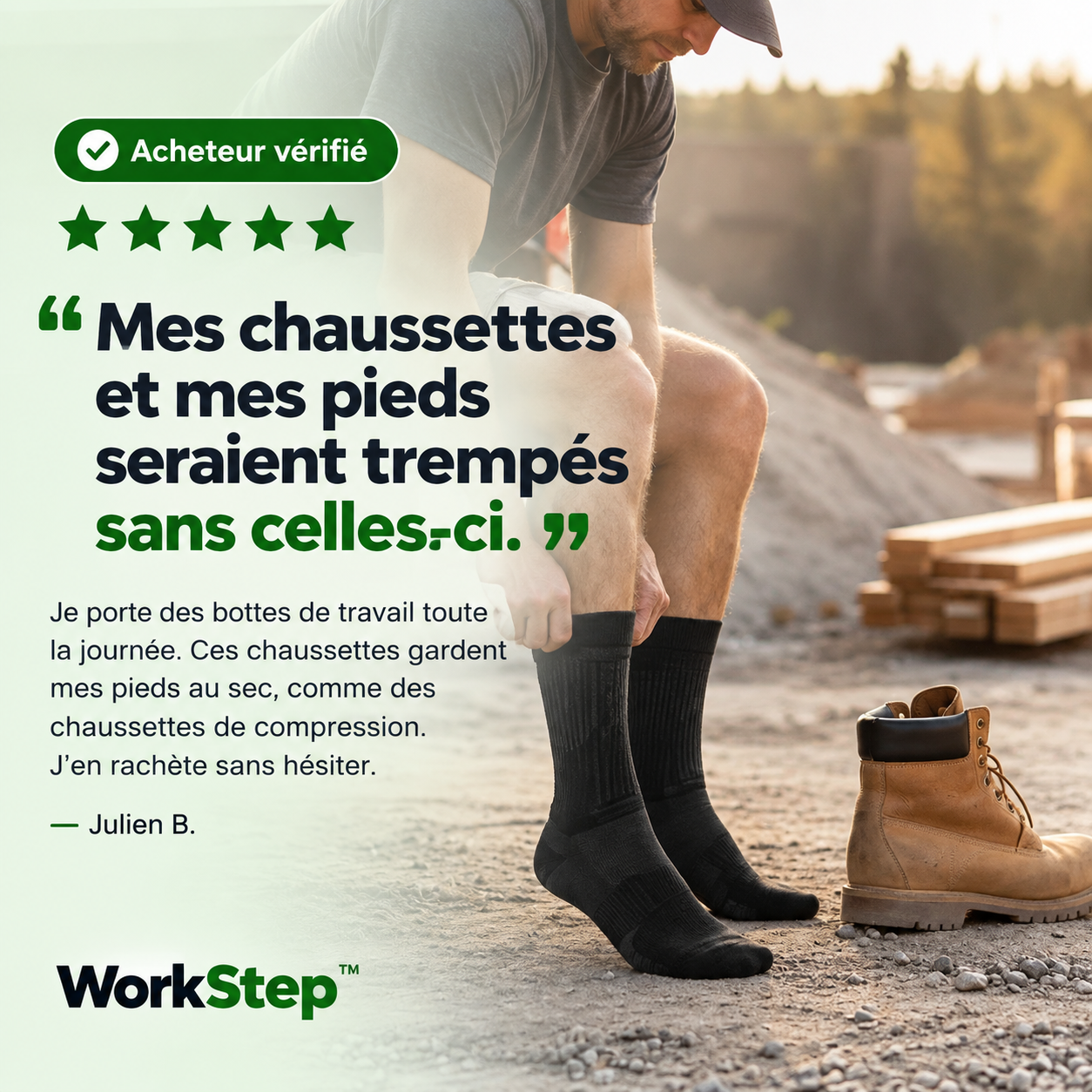 WorkStep™ — Chaussettes de travail
