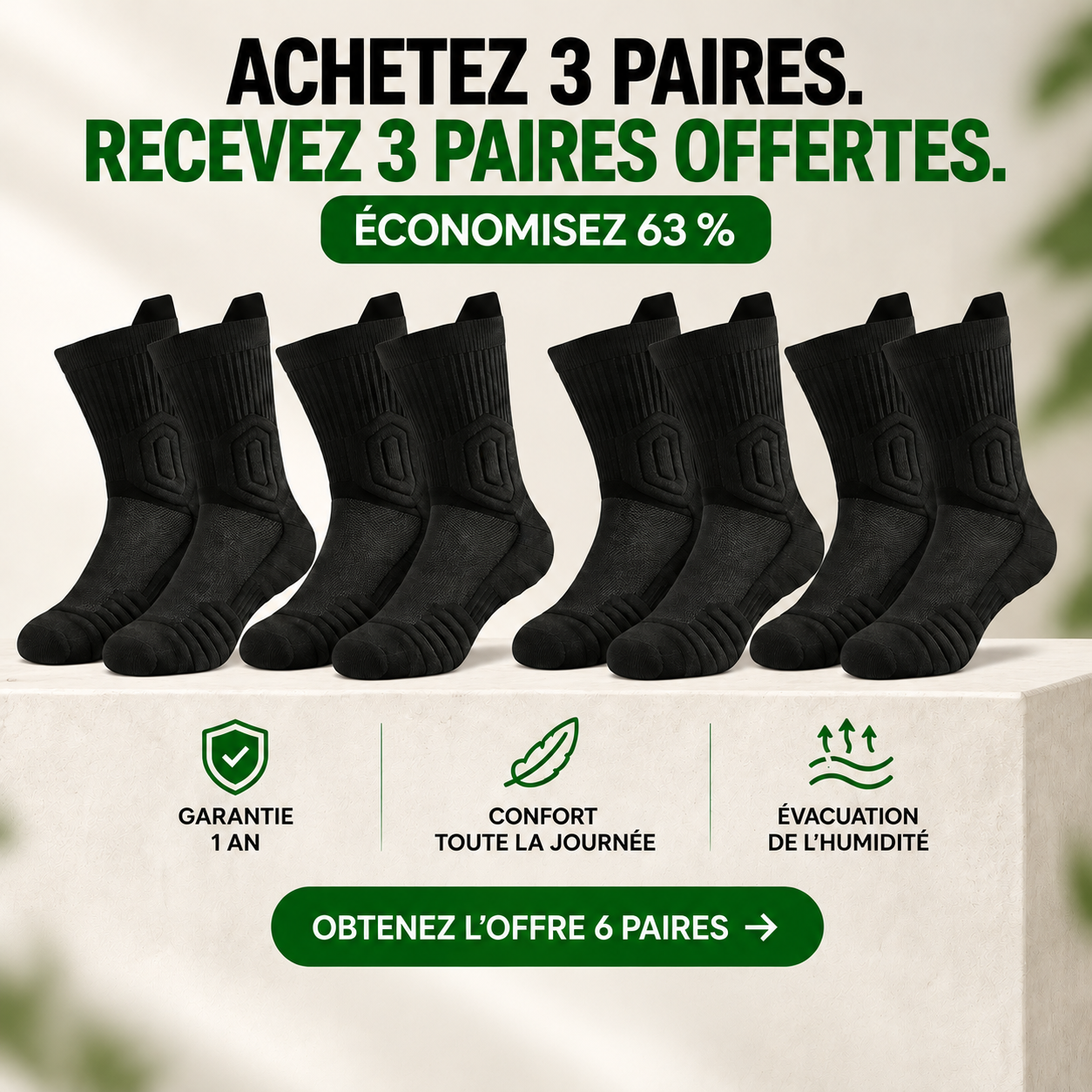WorkStep™ — Chaussettes de travail