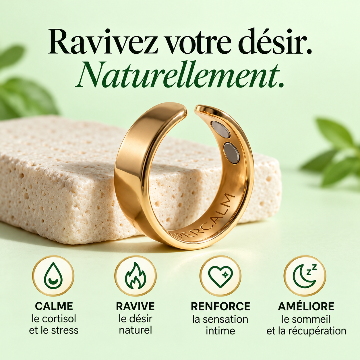 Bague MenoCalm™ – Votre solution quotidienne pour la ménopause