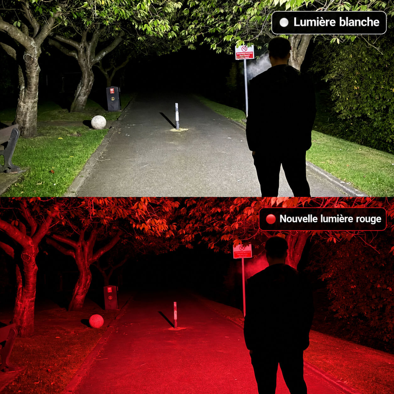 NightPro™ — Lampe frontale LED rechargeable