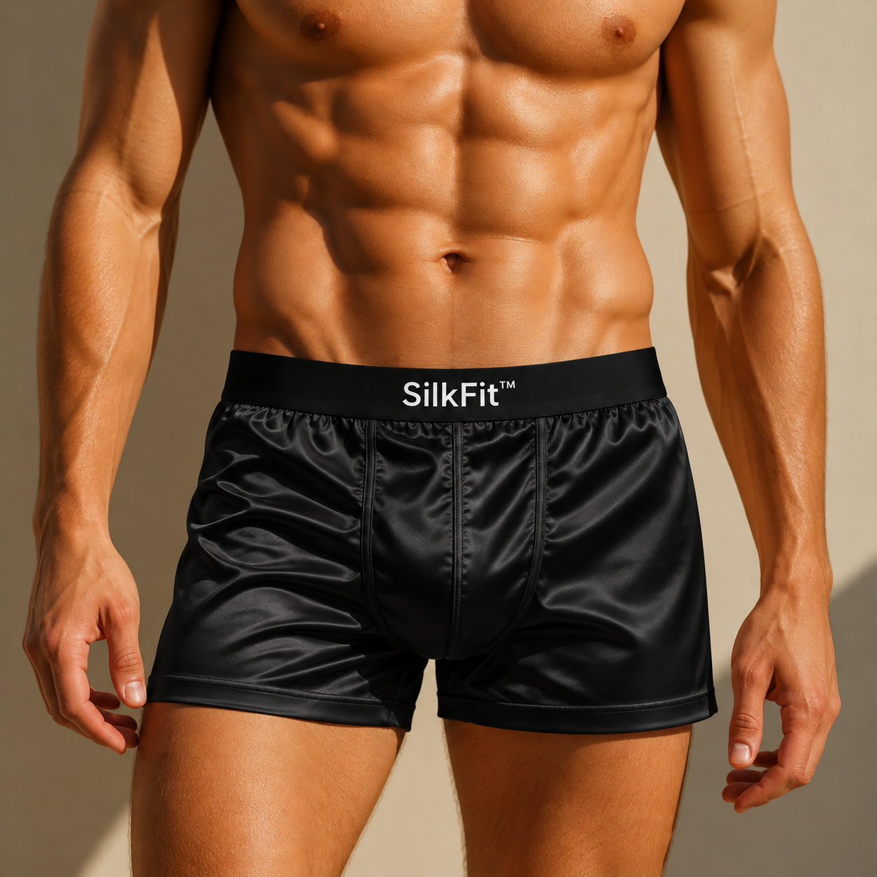 SilkFit™ — Boxer en soie pour homme