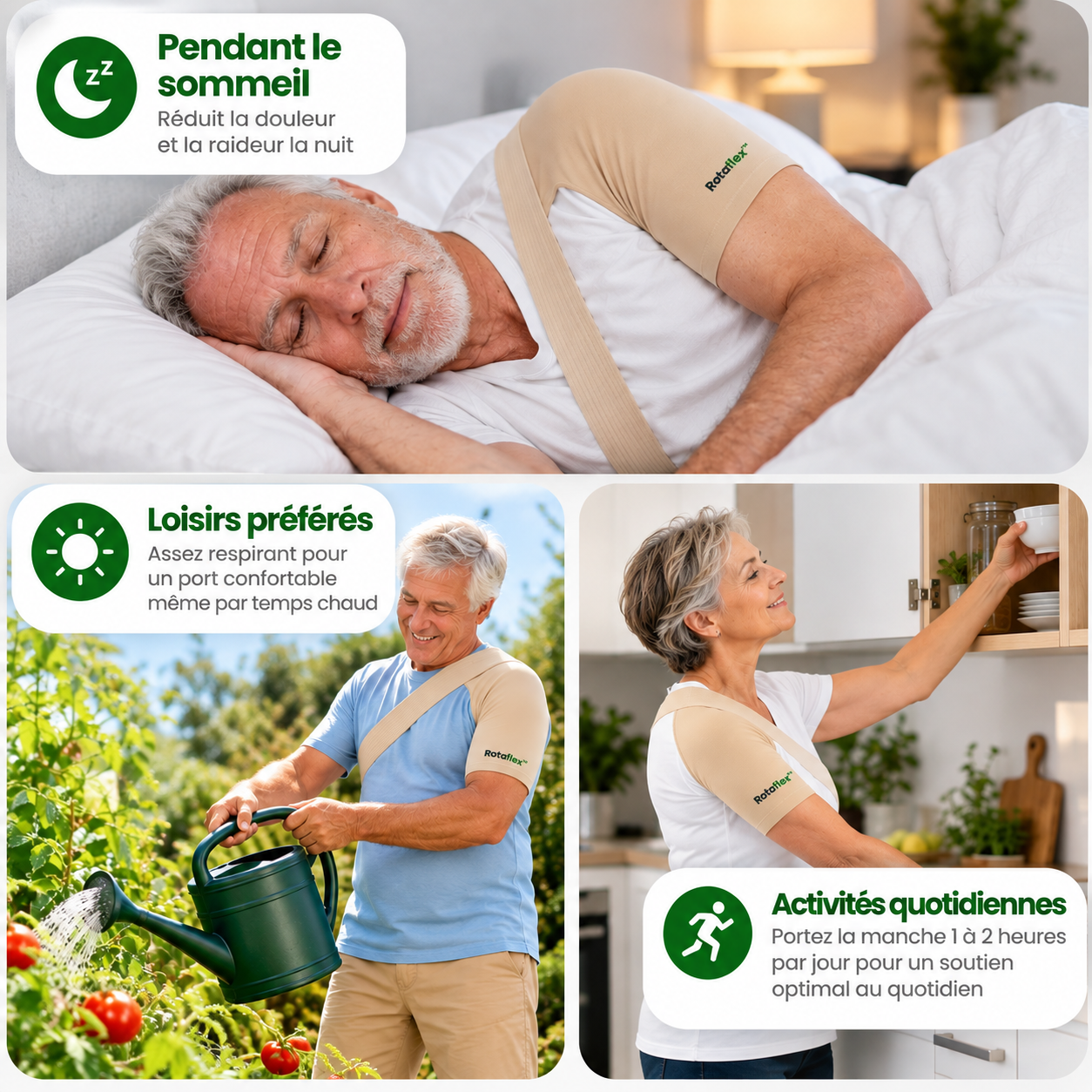 Rotaflex™ - Manchon de soutien pour la coiffe des rotateurs
