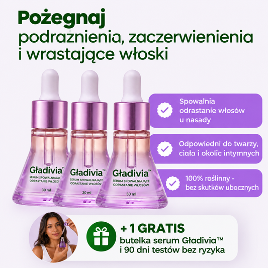 Gładivia™ — Sérum anti-repousse des poils
