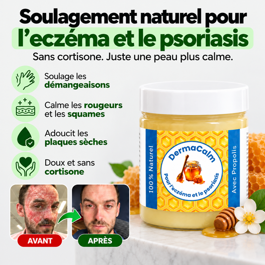 DermaCalm™ – Baume sans cortisone pour l'eczéma et le psoriasis